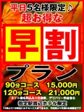 平日限定　衝撃価格の早割り！